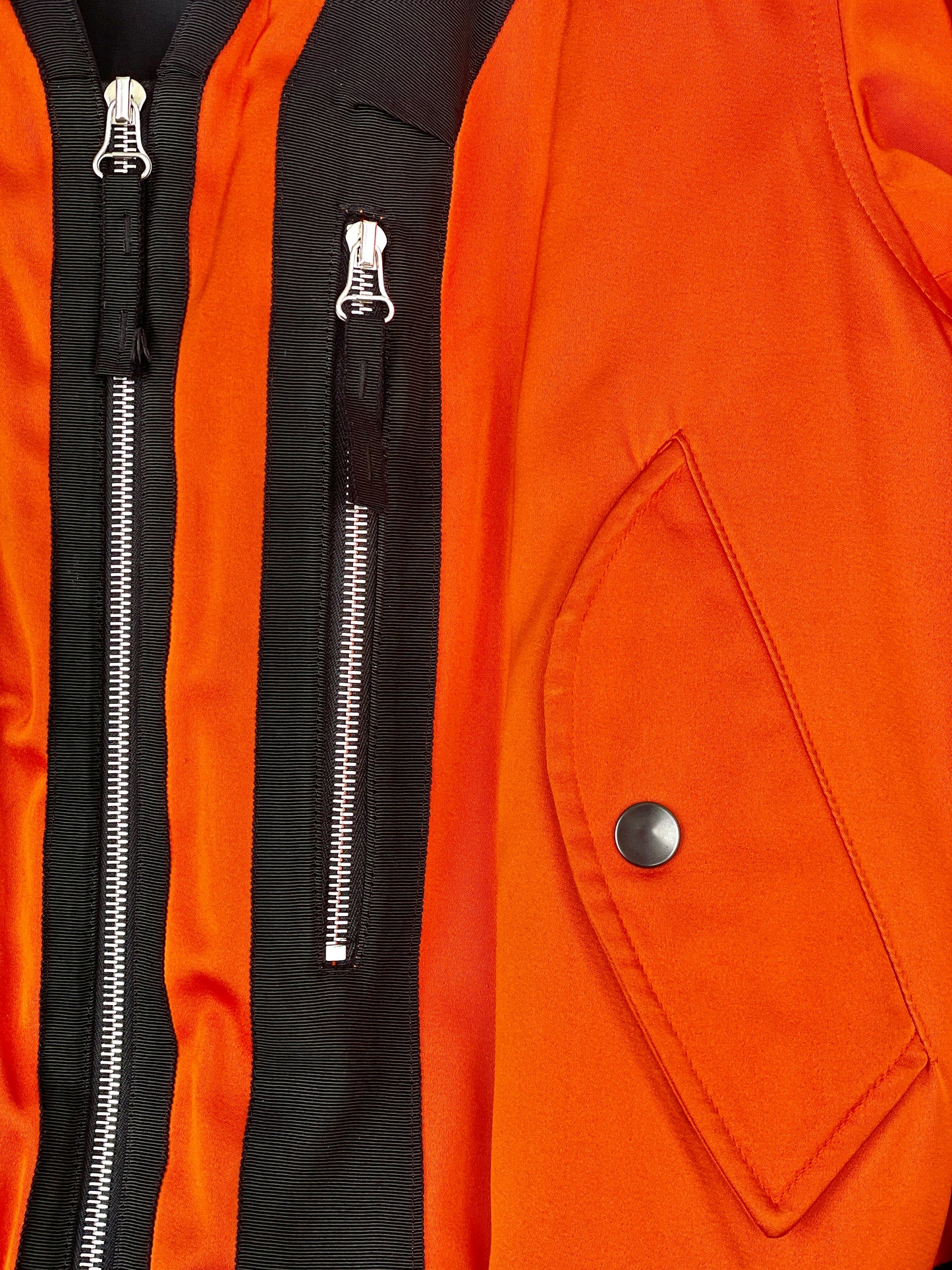 Dries van Noten AW14 Backzip Bomberjacket Orange