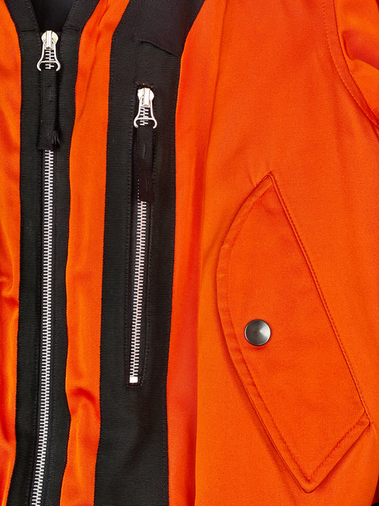 Dries van Noten AW14 Backzip Bomberjacket Orange – photo 5