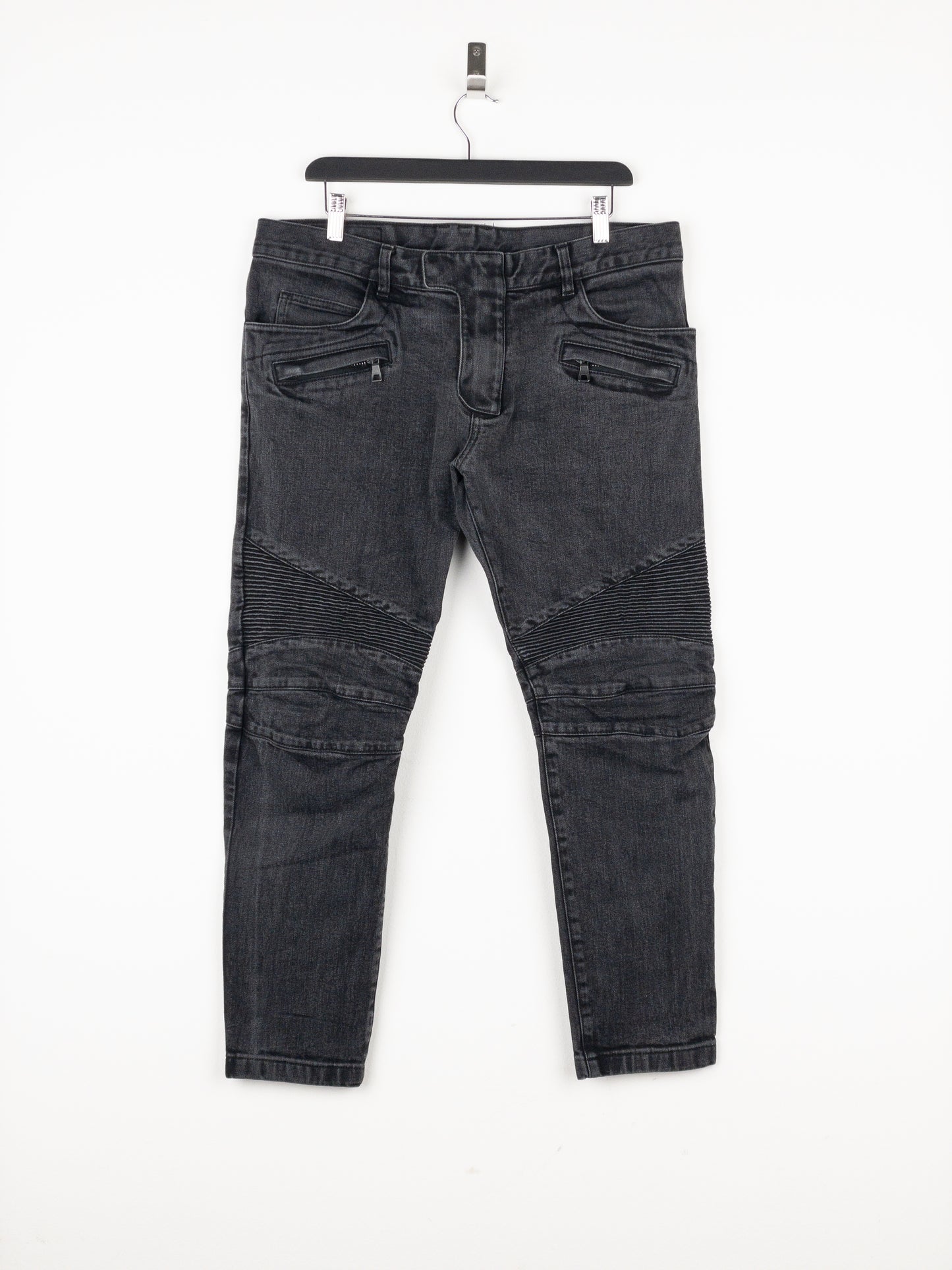 Balmain Biker Denim Jeans