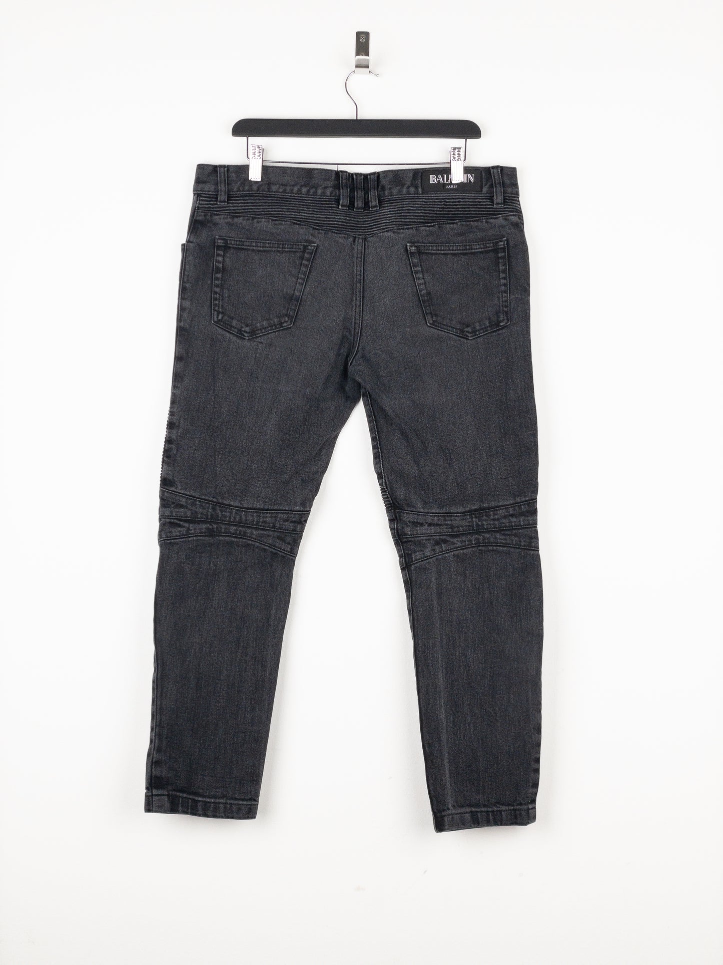 Balmain Biker Denim Jeans