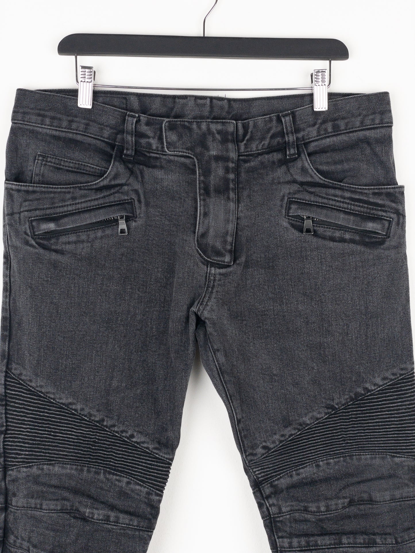 Balmain Biker Denim Jeans