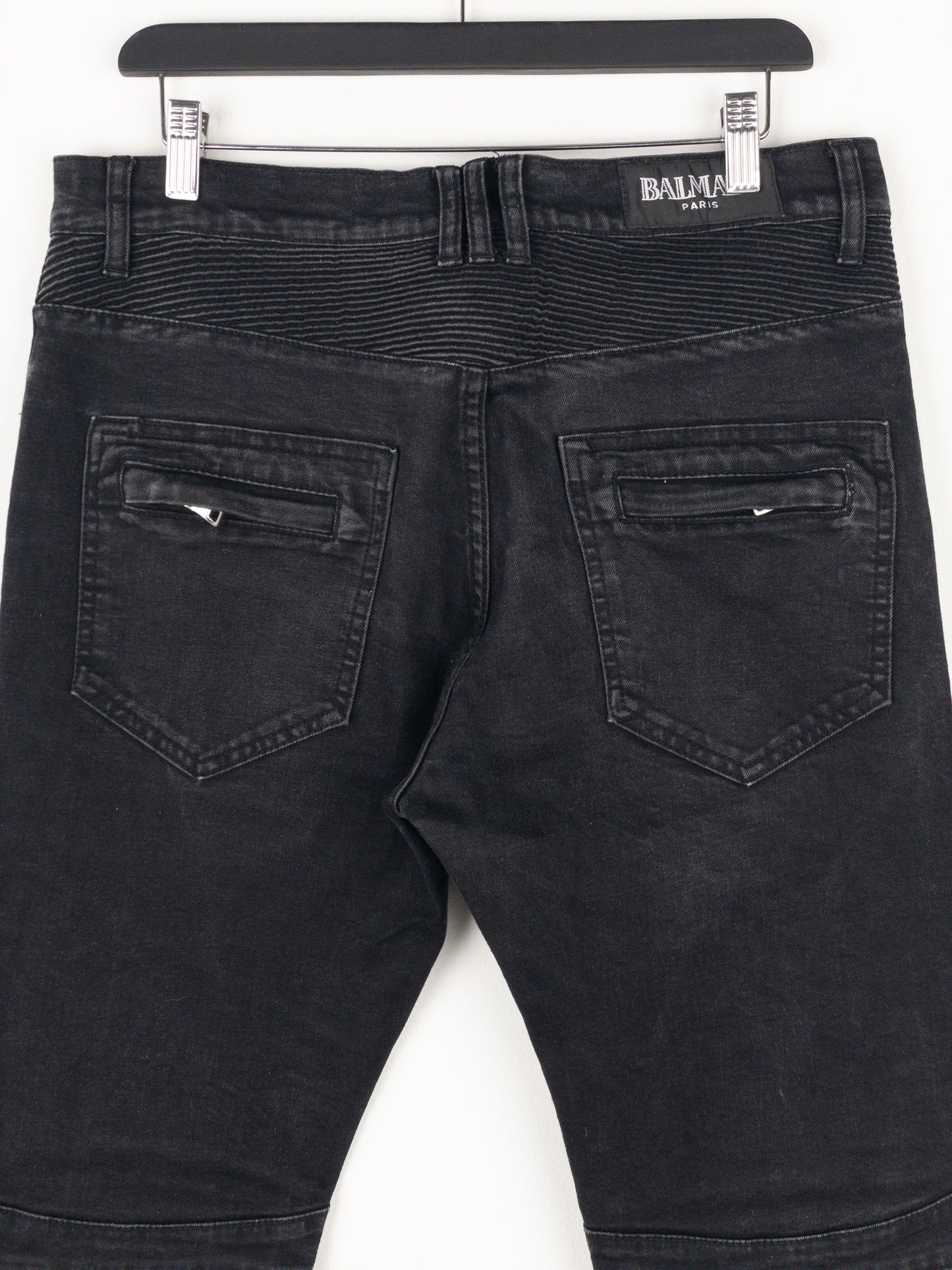 Balmain Biker Denim Jeans