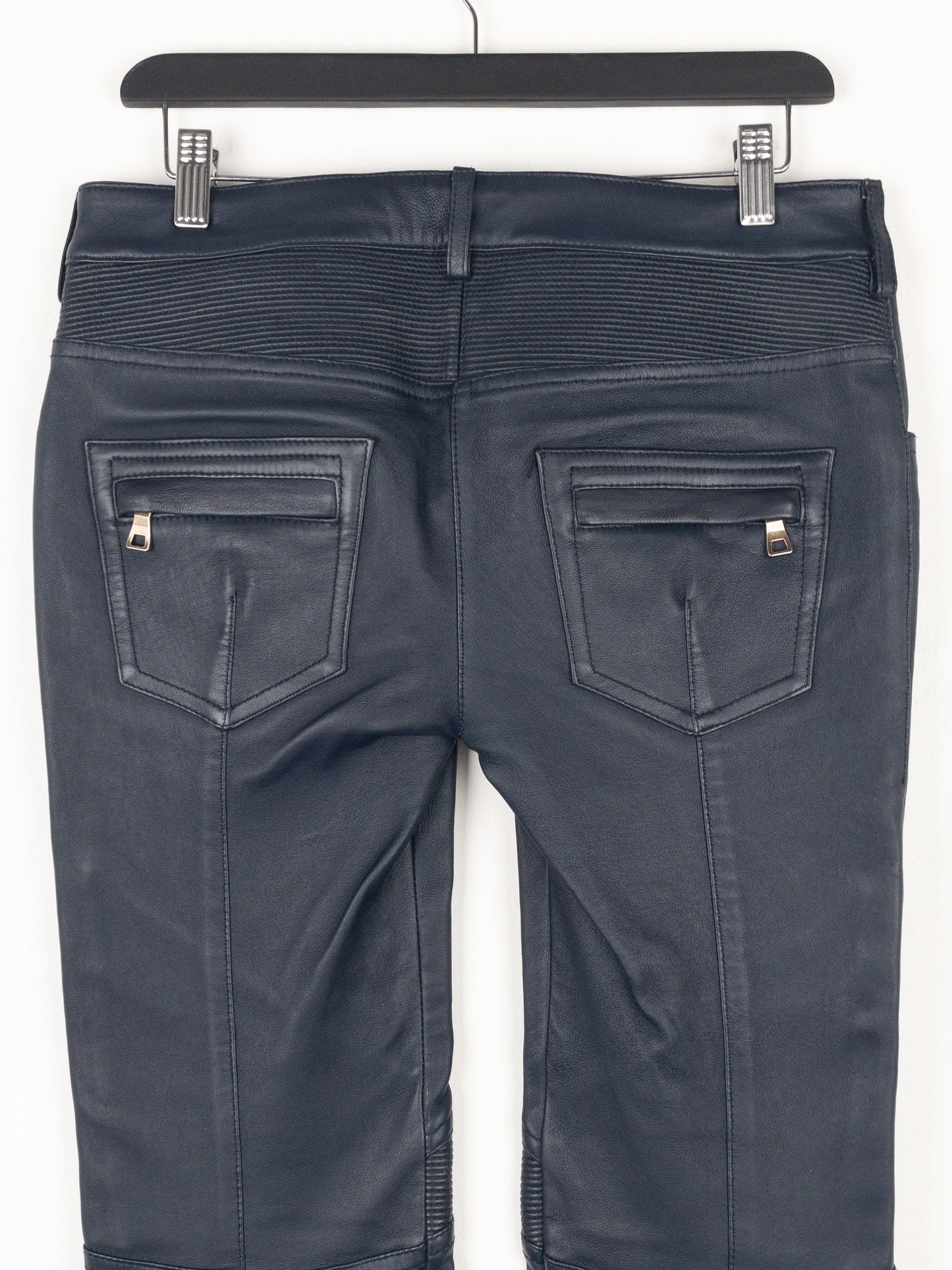 Balmain by Decarnin SS14 Leather Biker Pants