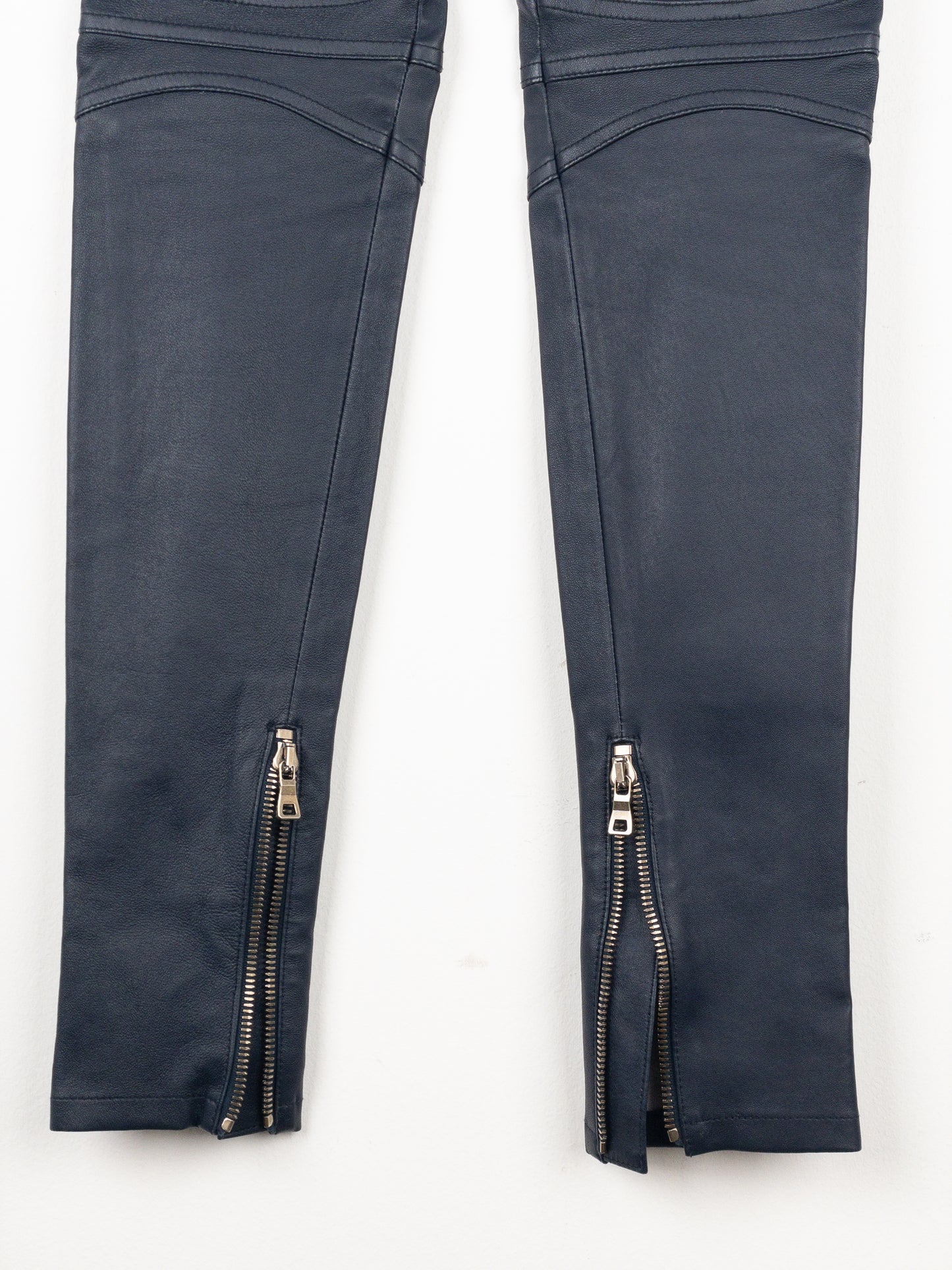 Balmain by Decarnin SS14 Leather Biker Pants