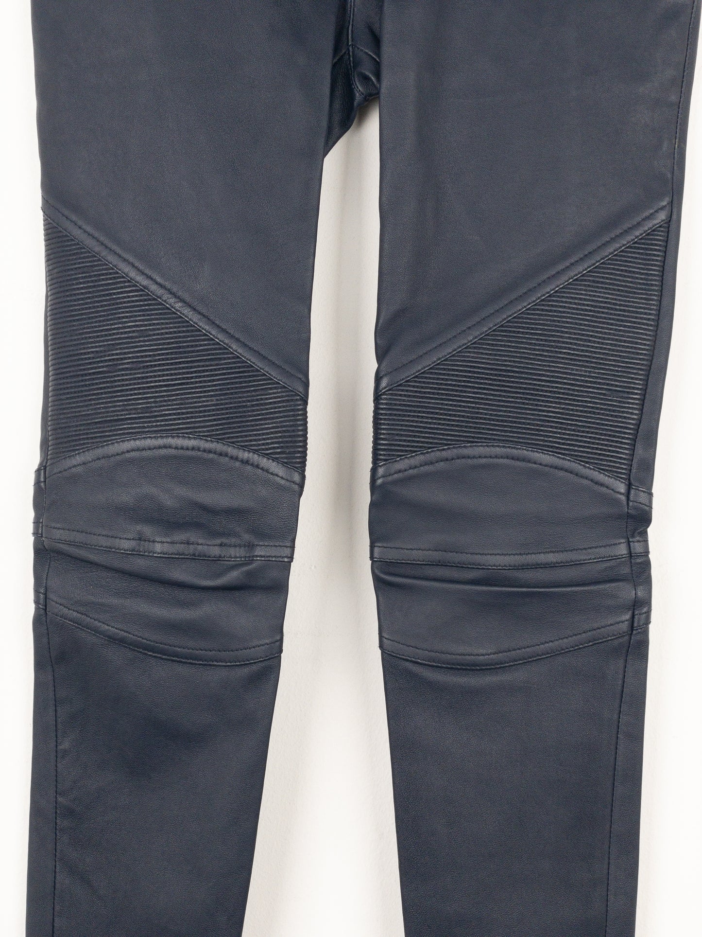 Balmain by Decarnin SS14 Leather Biker Pants