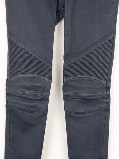 Balmain by Decarnin SS14 Leather Biker Pants