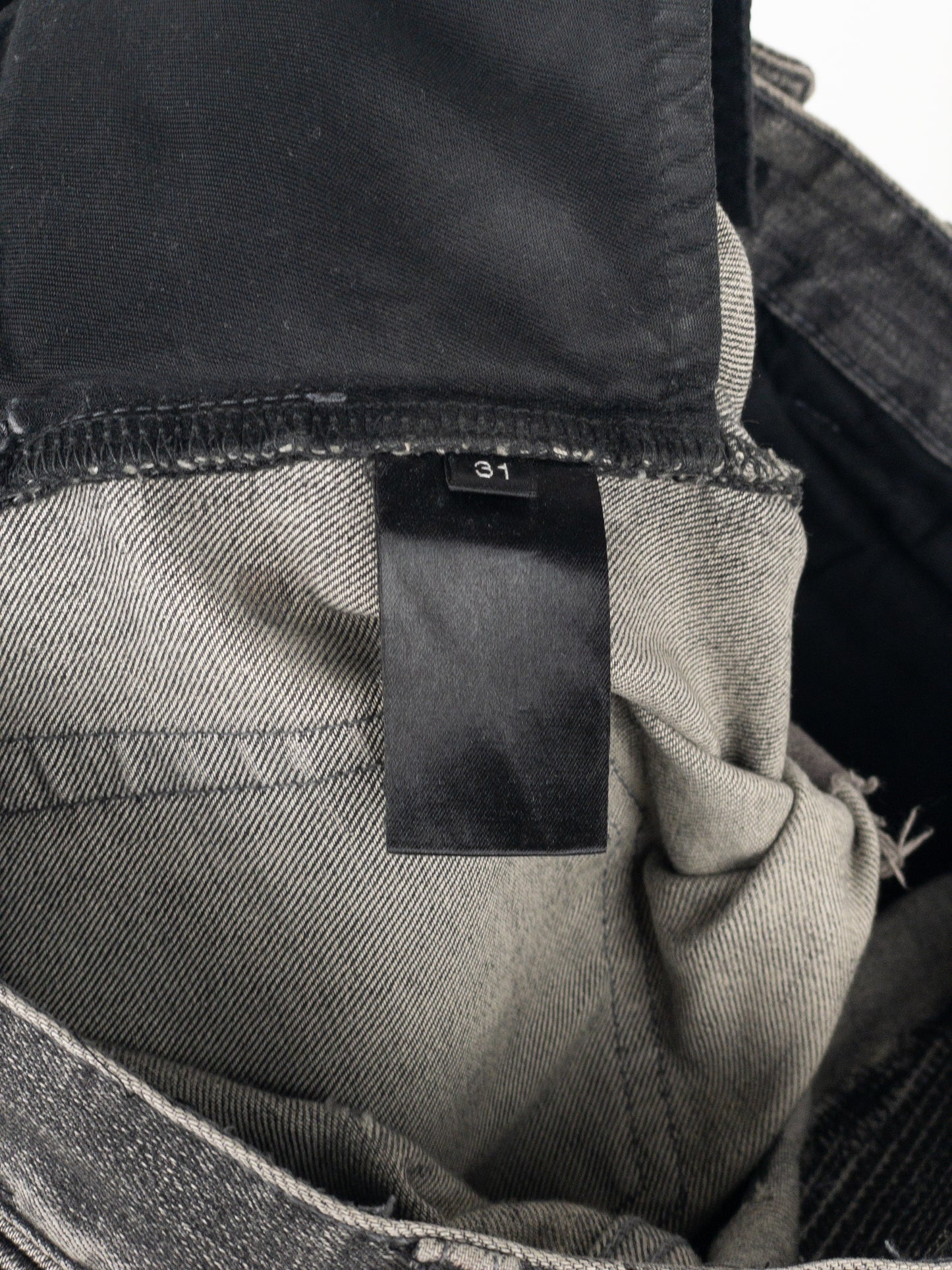 Balmain Dirt-Wash Distressed Biker Denim Jeans