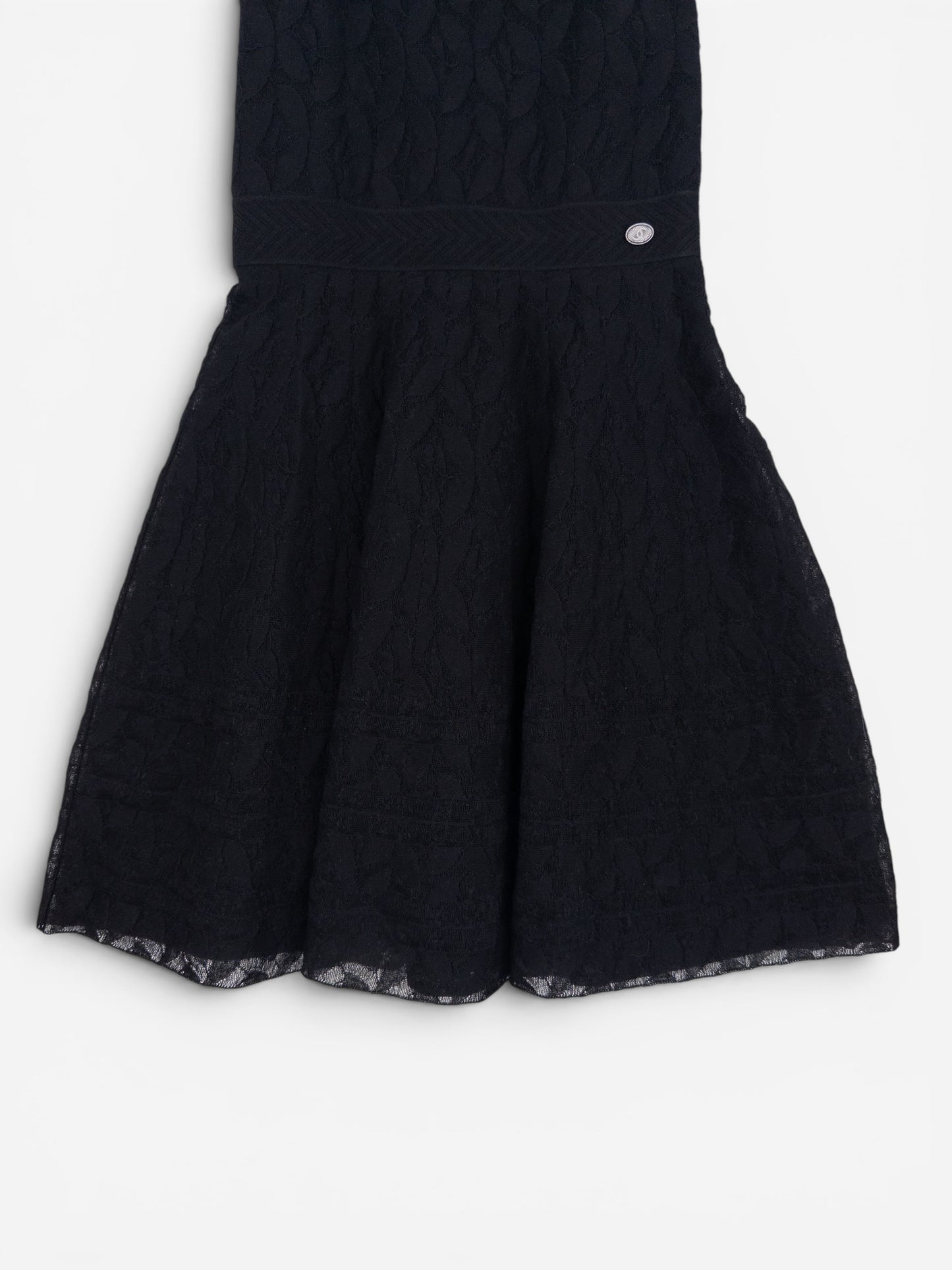 Chanel by Karl Lagerfeld SS17 Little Black A-Line Lace Mini Dress