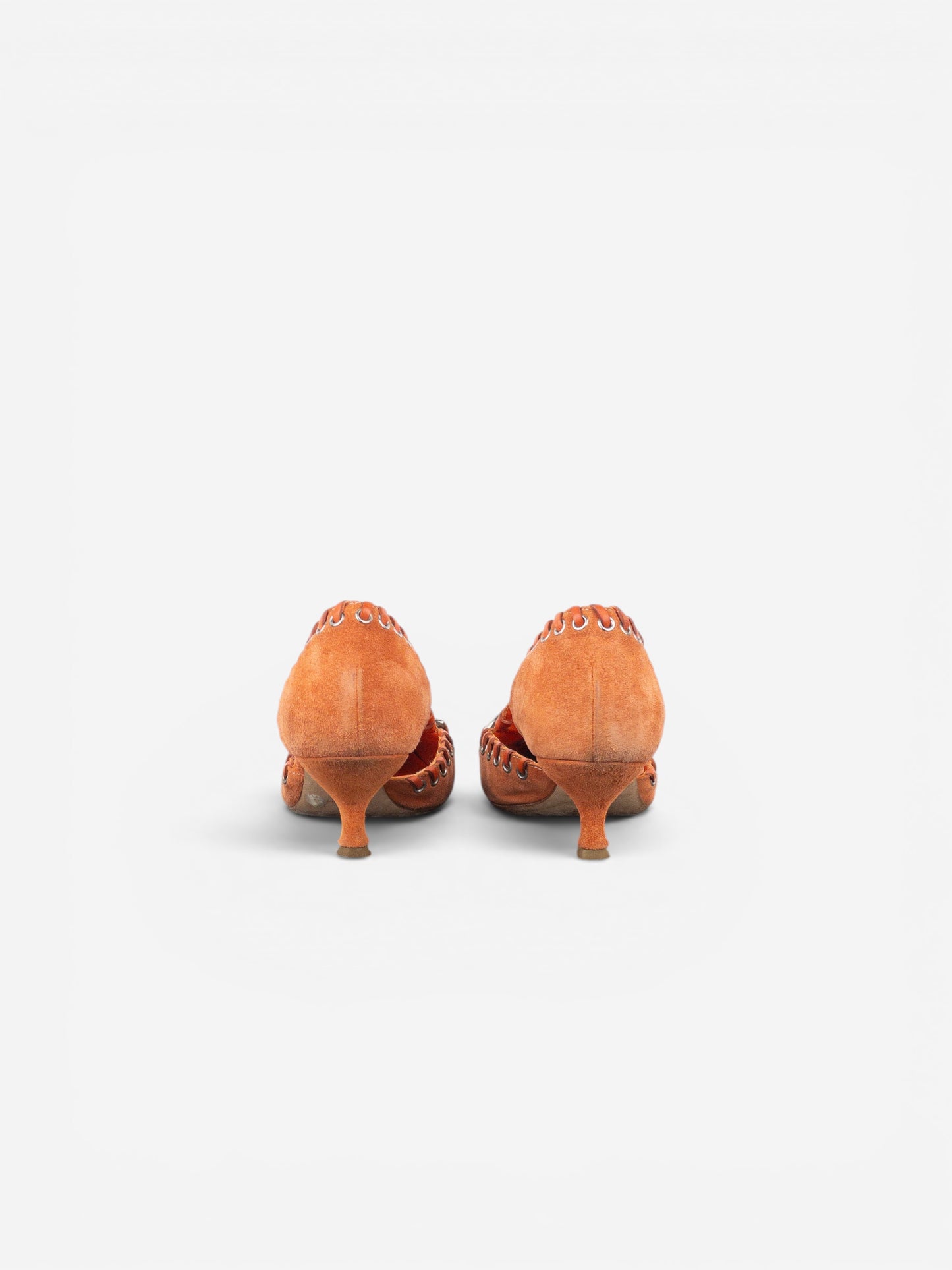 Prada 2000s Suede Kitten Pump Heels – photo 6