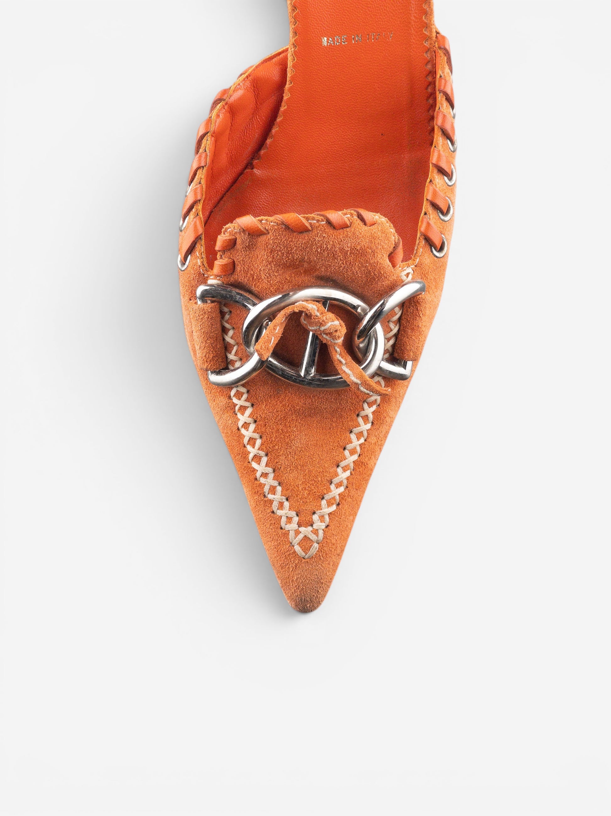 Prada 2000s Suede Kitten Pump Heels – photo 7