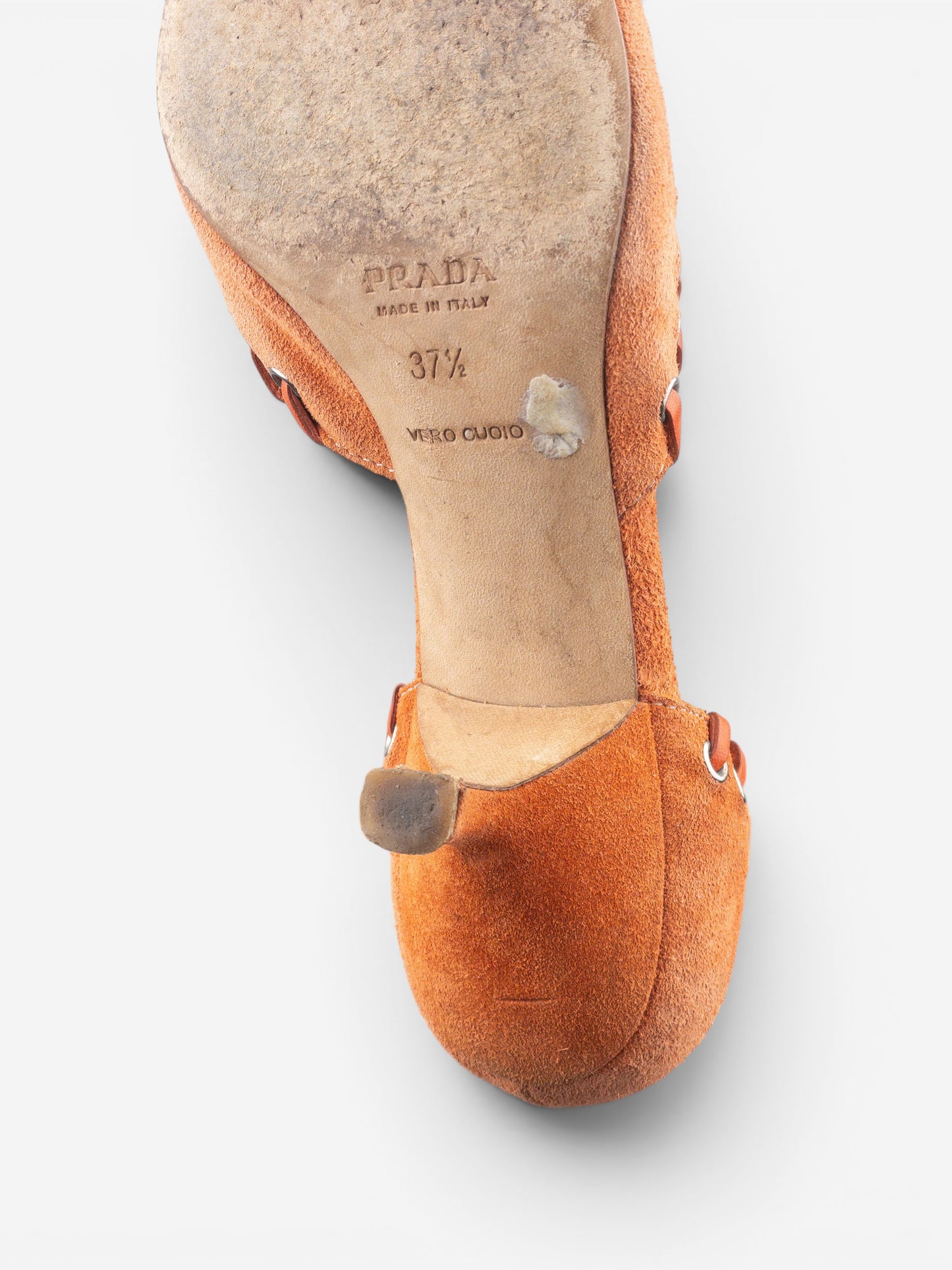 Prada 2000s Suede Kitten Pump Heels – photo 9