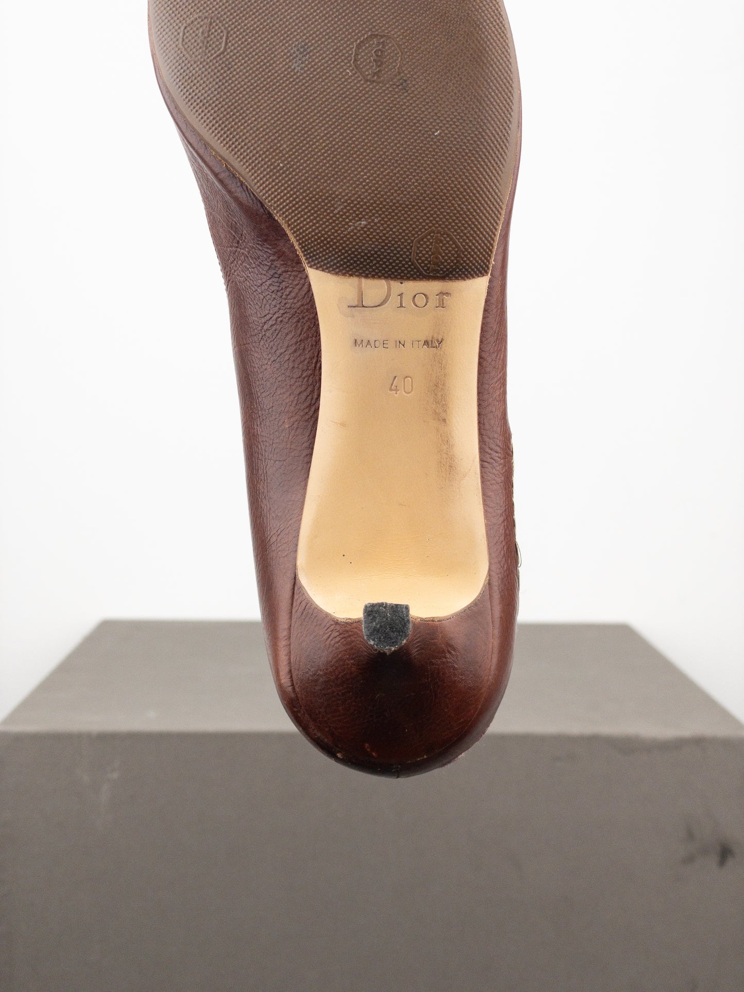 Dior by Galliano AW05 Floral Embroidery Pump Heels