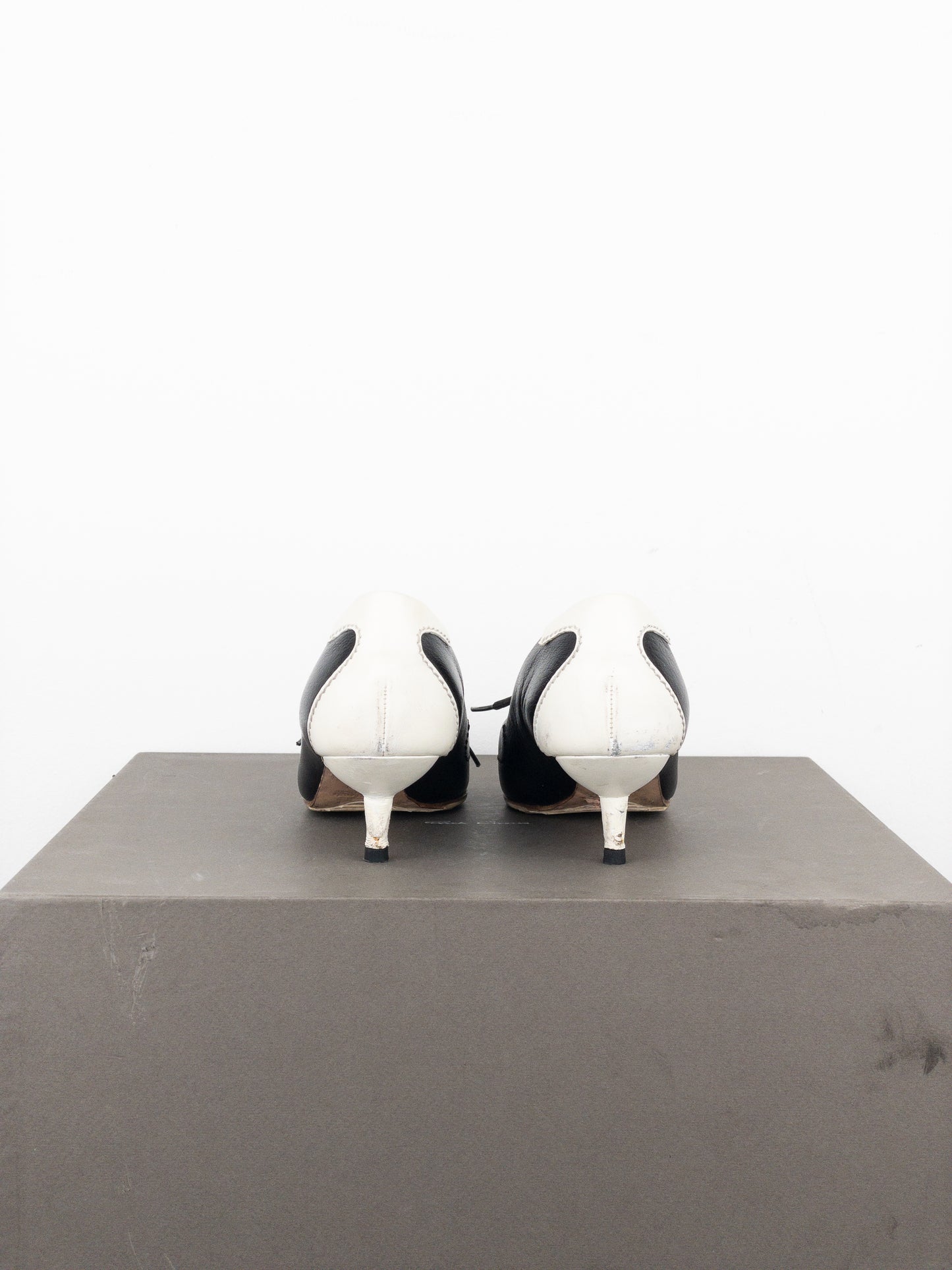 Miu Miu 2000s Lace-Up Pump Kitten Heels