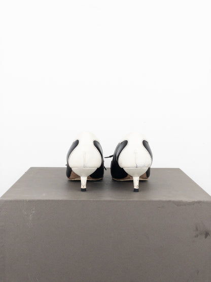 Miu Miu 2000s Lace-Up Pump Kitten Heels