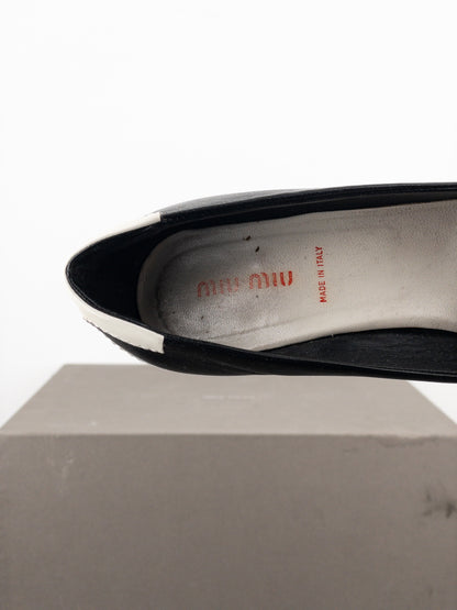 Miu Miu 2000s Lace-Up Pump Kitten Heels