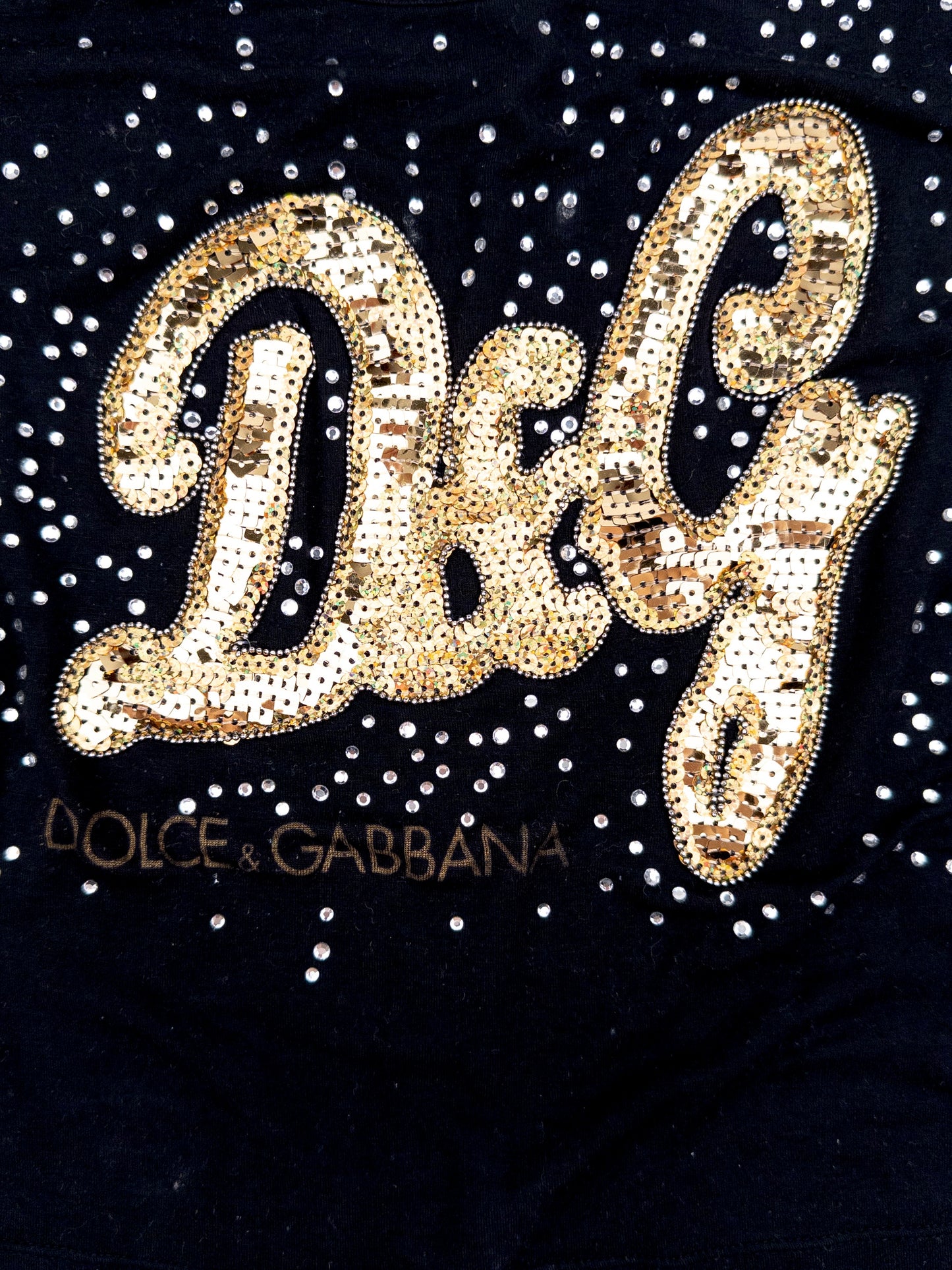 Dolce & Gabbana 2000s Sequin Logo Tank Top – photo 3