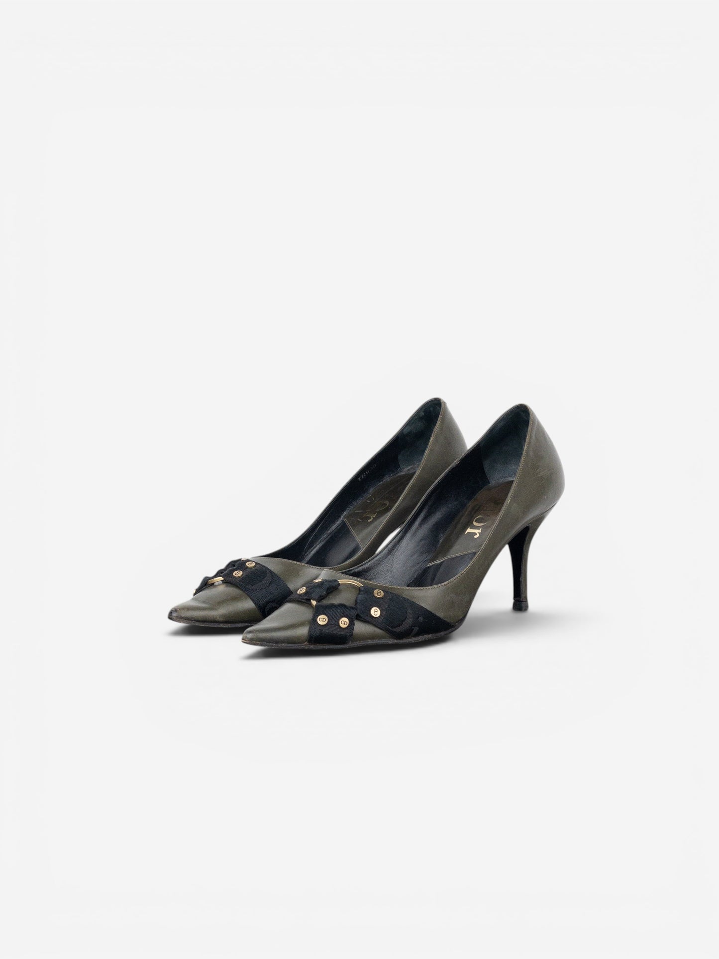 Dior by Galliano AW04 Parachute Bondage Pump Heels