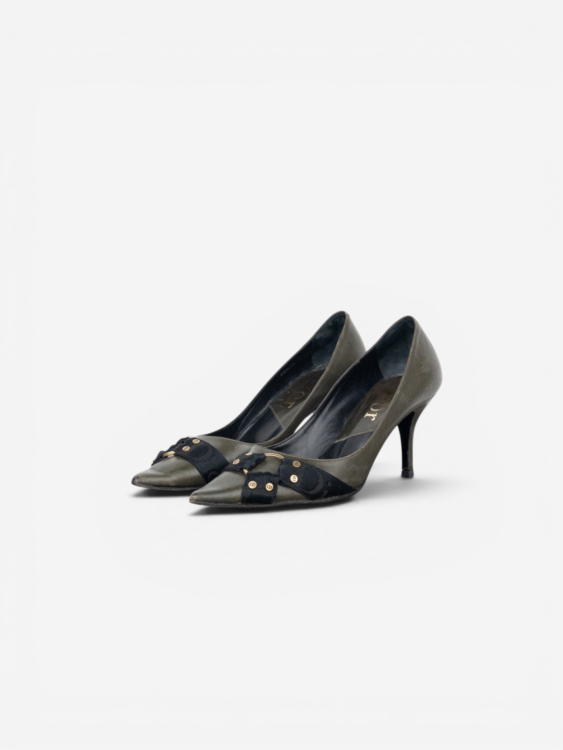 Dior by Galliano AW04 Parachute Bondage Pump Heels
