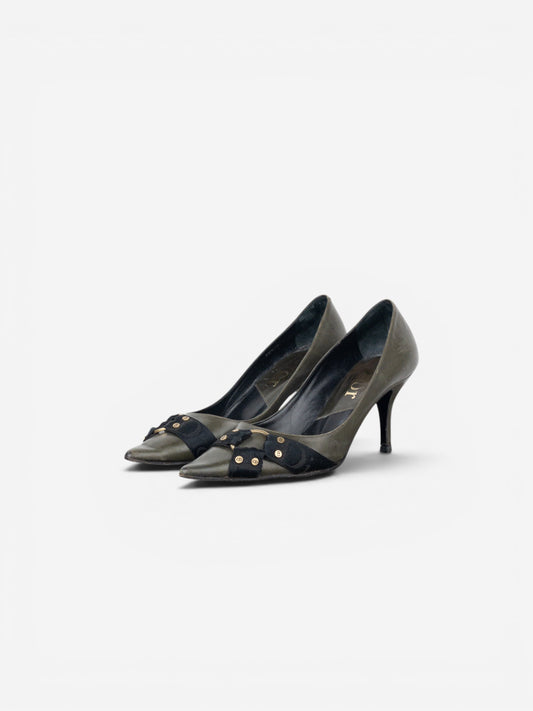 Dior by Galliano AW04 Parachute Bondage Pump Heels