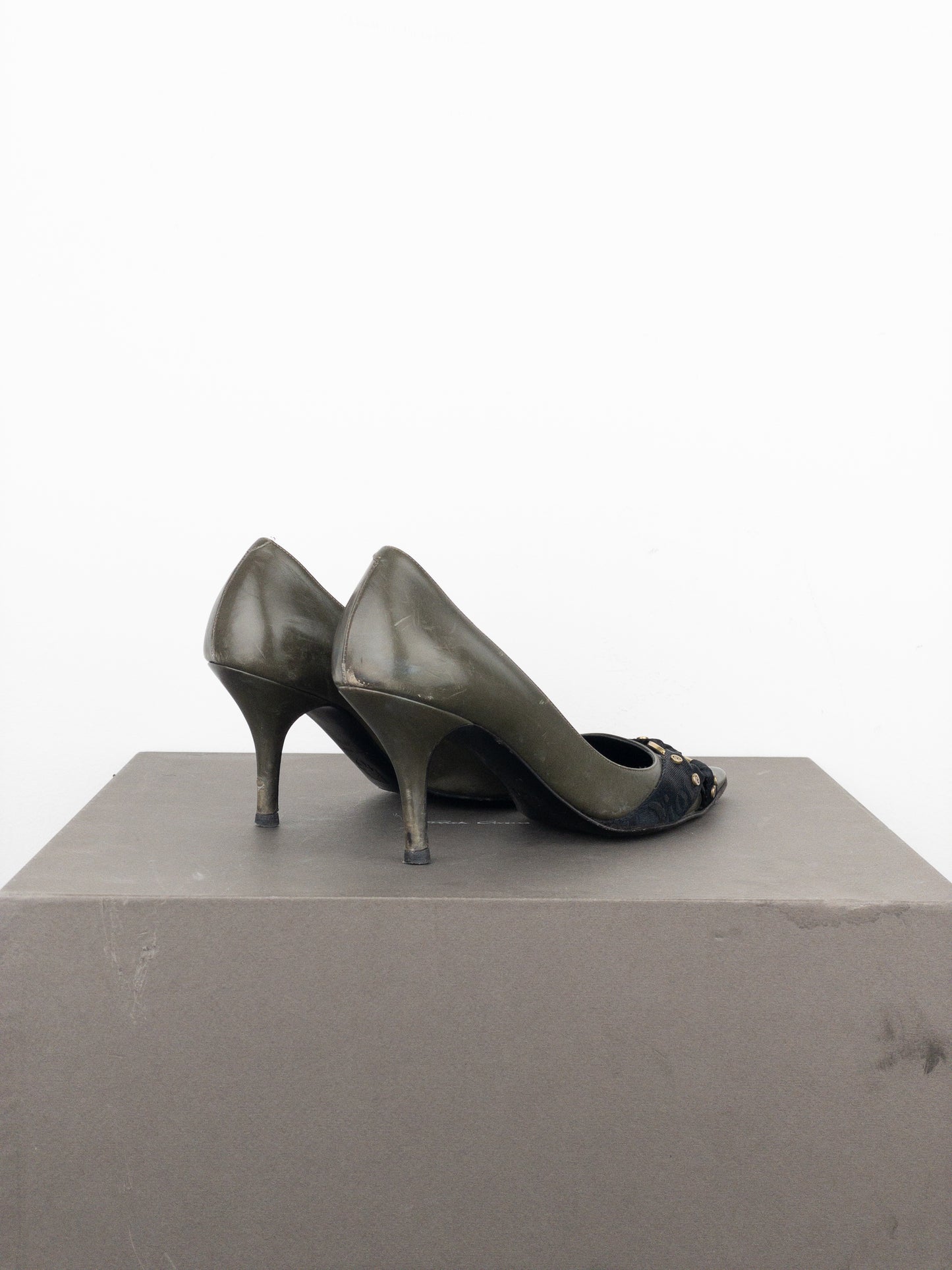 Dior by Galliano AW04 Parachute Bondage Pump Heels