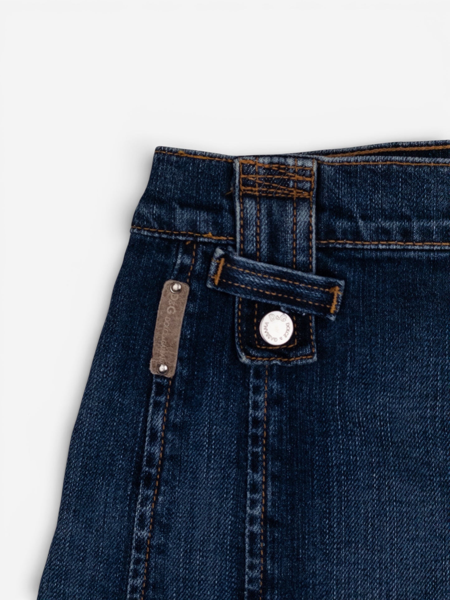Dolce & Gabbana 2000s Denim Mini-Skirt