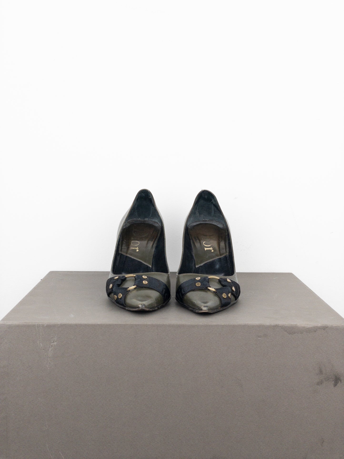 Dior by Galliano AW04 Parachute Bondage Pump Heels