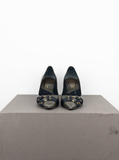 Dior by Galliano AW04 Parachute Bondage Pump Heels