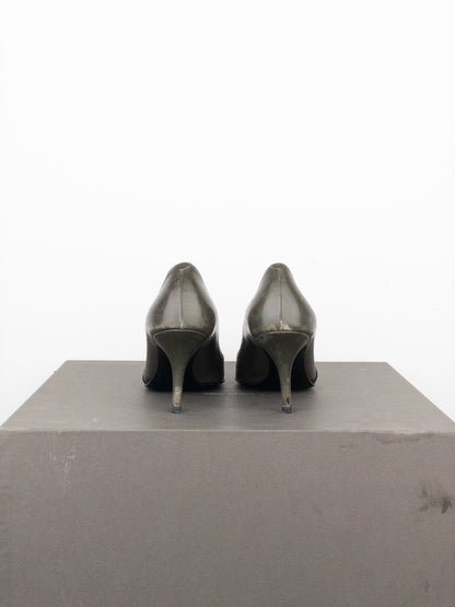 Dior by Galliano AW04 Parachute Bondage Pump Heels