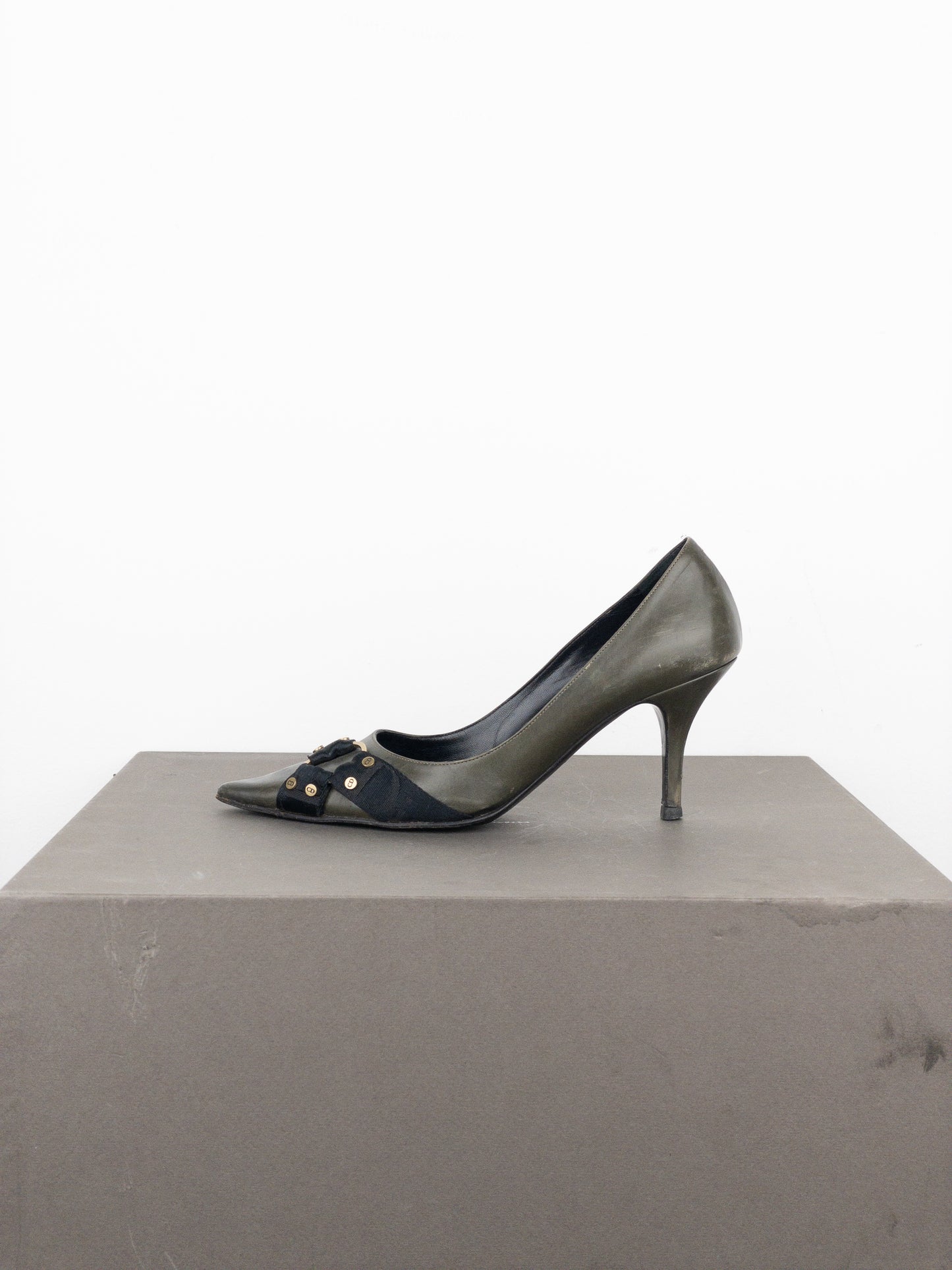 Dior by Galliano AW04 Parachute Bondage Pump Heels