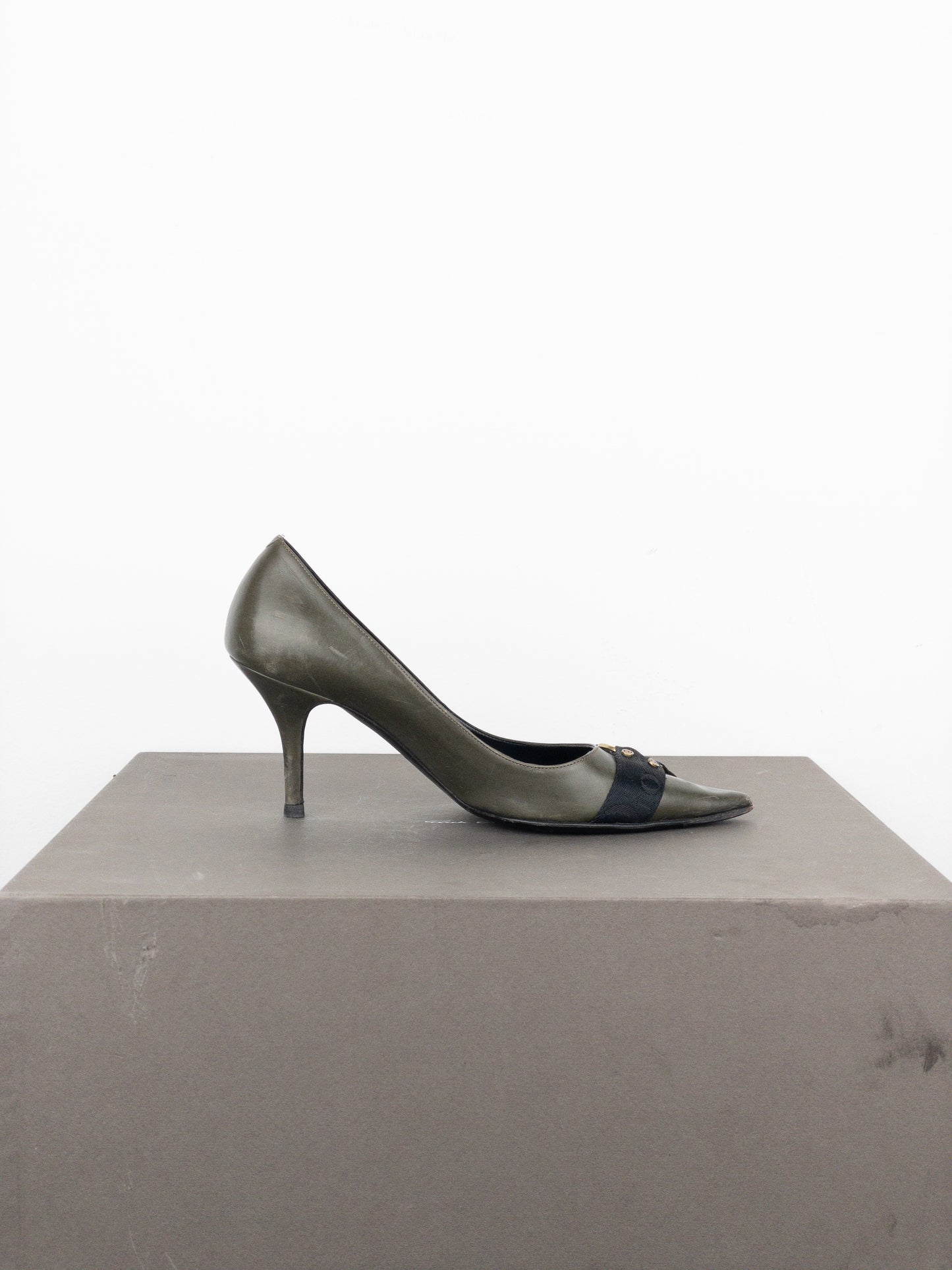 Dior by Galliano AW04 Parachute Bondage Pump Heels