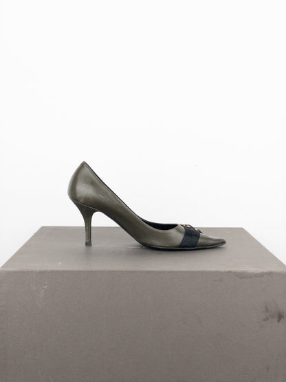 Dior by Galliano AW04 Parachute Bondage Pump Heels