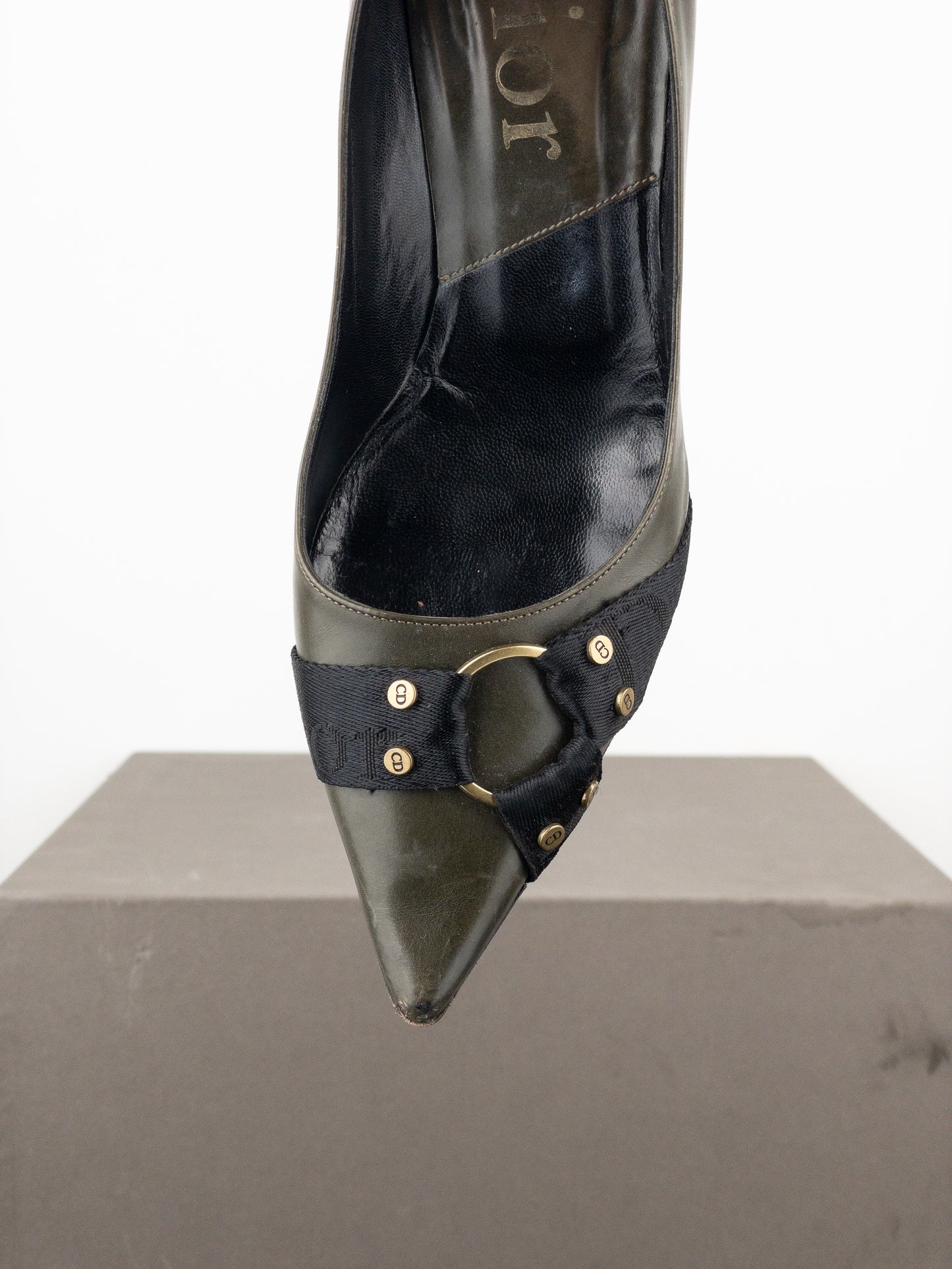 Dior by Galliano AW04 Parachute Bondage Pump Heels