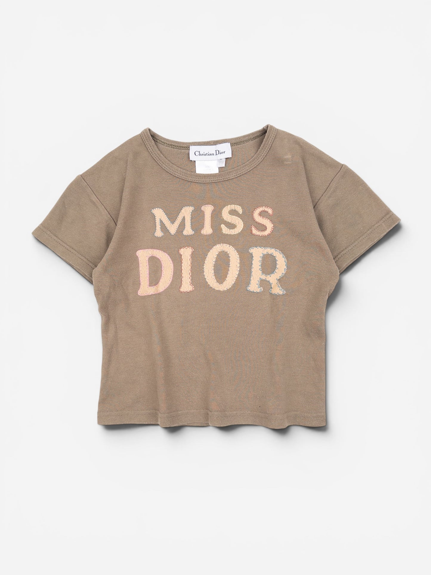 Dior by Galliano 2000s 'Miss Dior' Print Baby T-Shirt