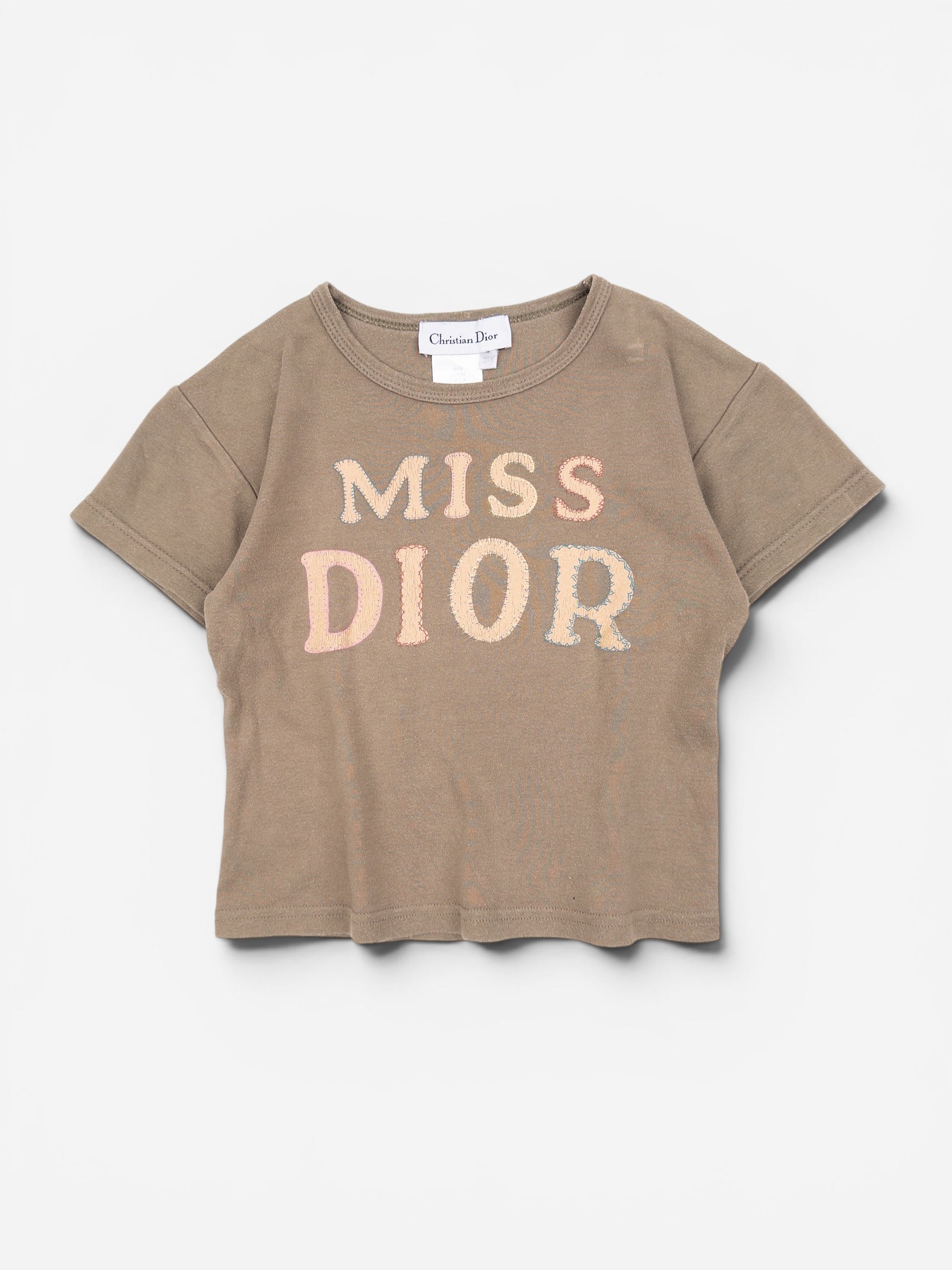 Dior by Galliano 2000s 'Miss Dior' Print Baby T-Shirt