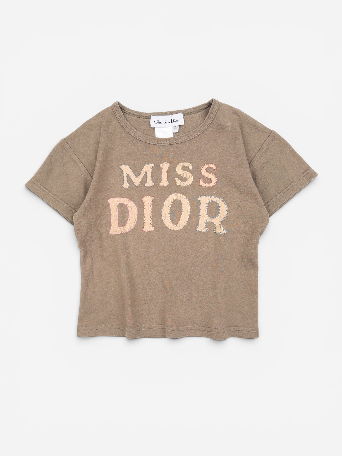 Dior by Galliano 2000s 'Miss Dior' Print Baby T-Shirt