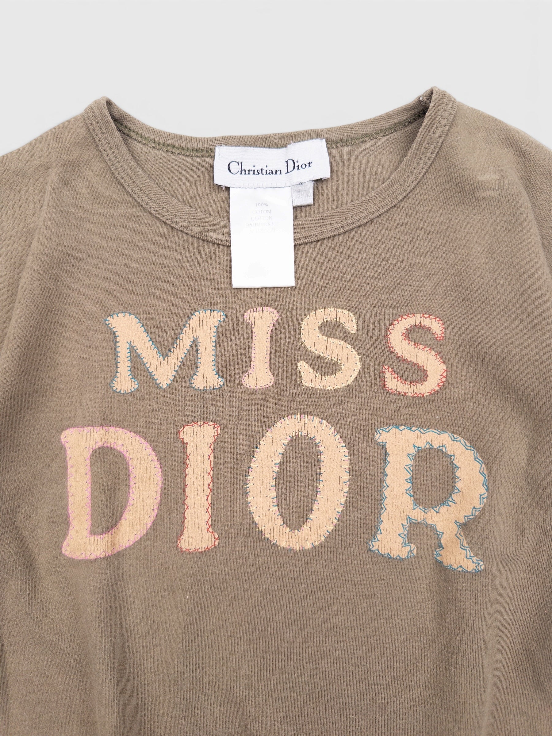 Dior by Galliano 2000s 'Miss Dior' Print Baby T-Shirt – photo 3