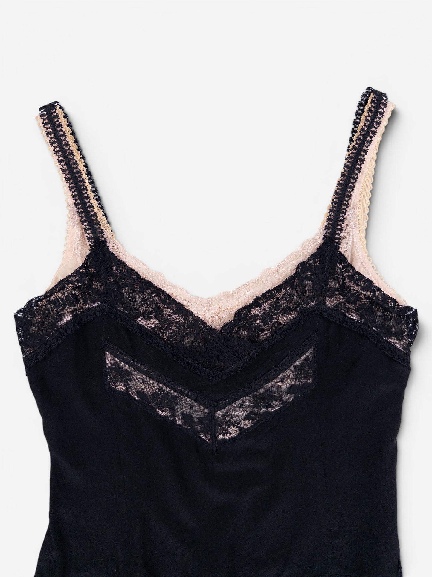 Dolce & Gabbana 2000s Double Layered Lace Camisole Top – photo 3