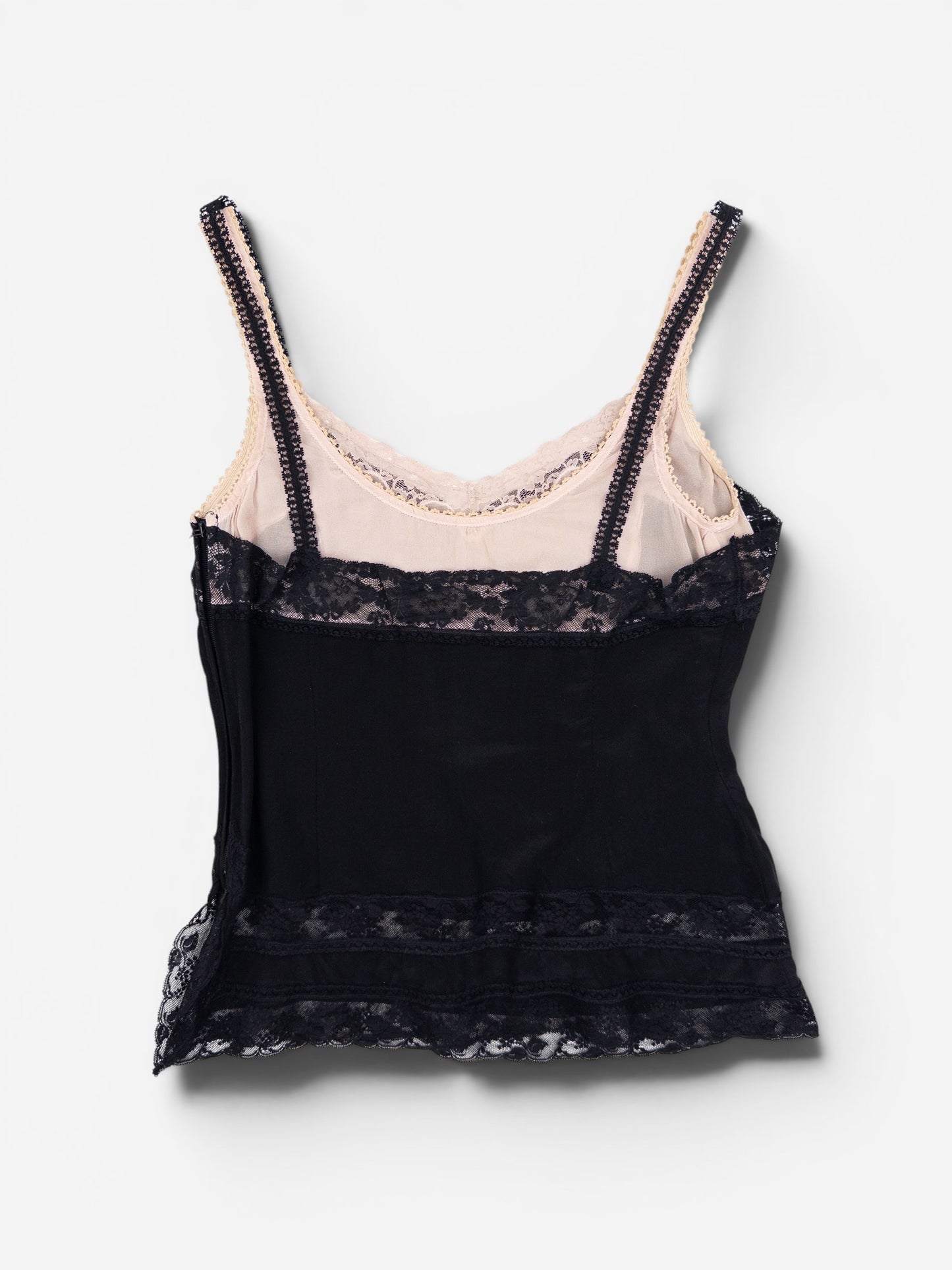Dolce & Gabbana 2000s Double Layered Lace Camisole Top – photo 2