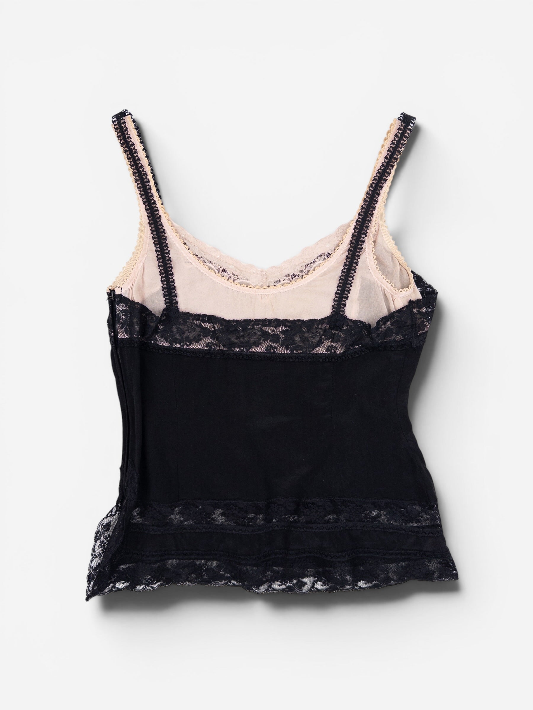 Dolce & Gabbana 2000s Double Layered Lace Camisole Top – photo 2