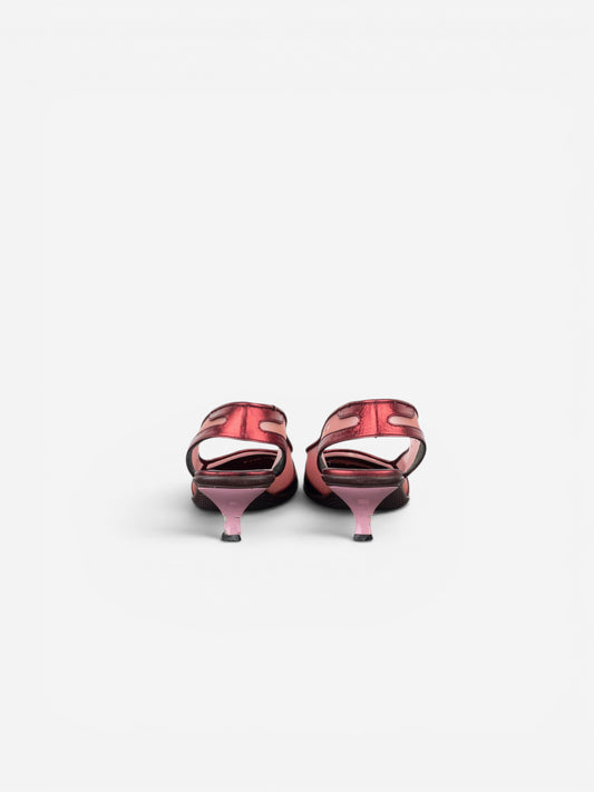 Miu Miu SS00 Transparent Space Bubble Slingback Kitten Heels – photo 6