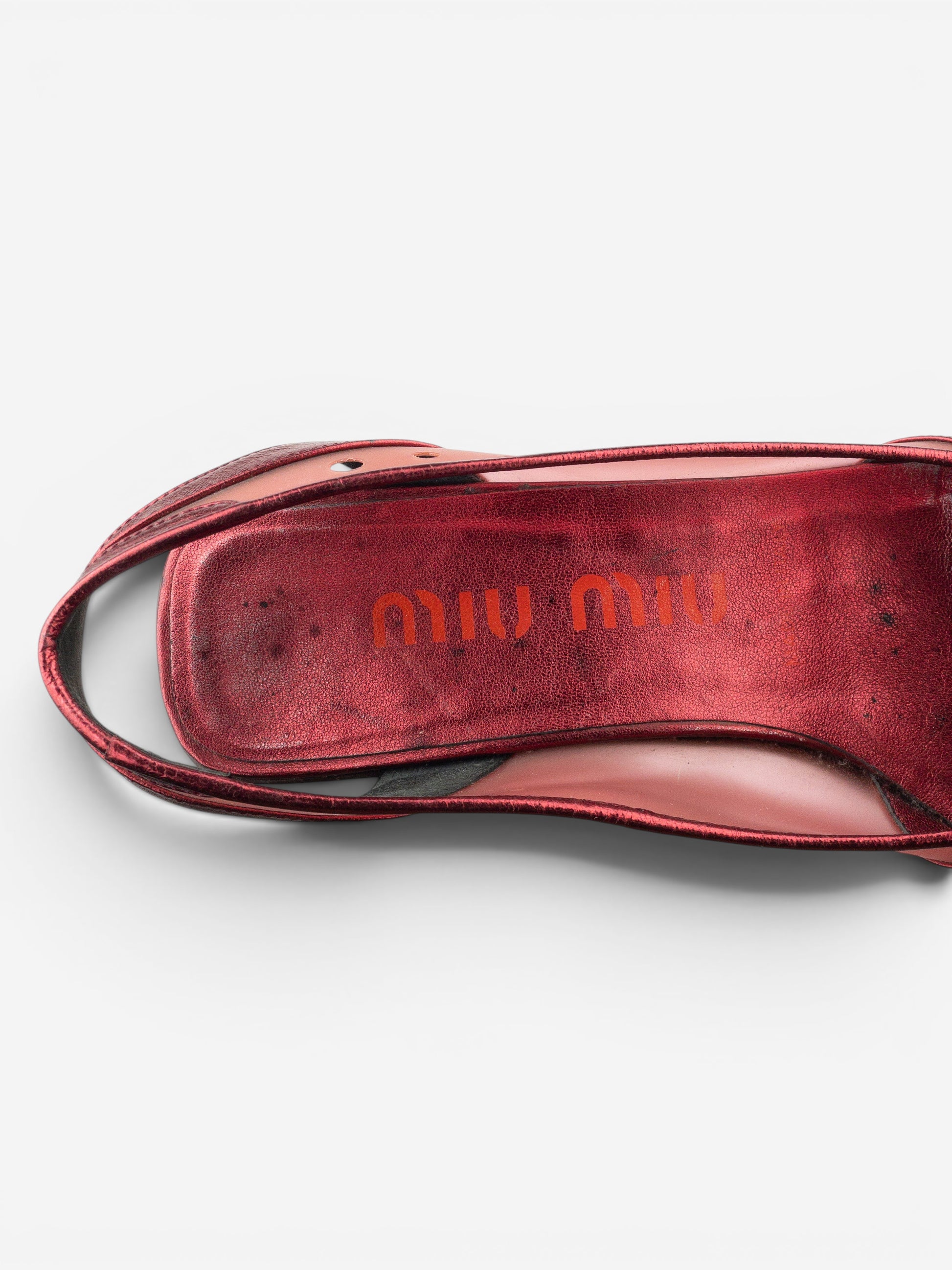 Miu Miu SS00 Transparent Space Bubble Slingback Kitten Heels – photo 9