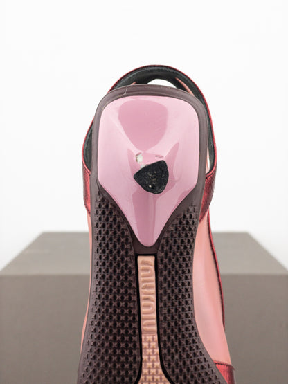 Miu Miu SS00 Transparent Space Bubble Slingback Kitten Heels