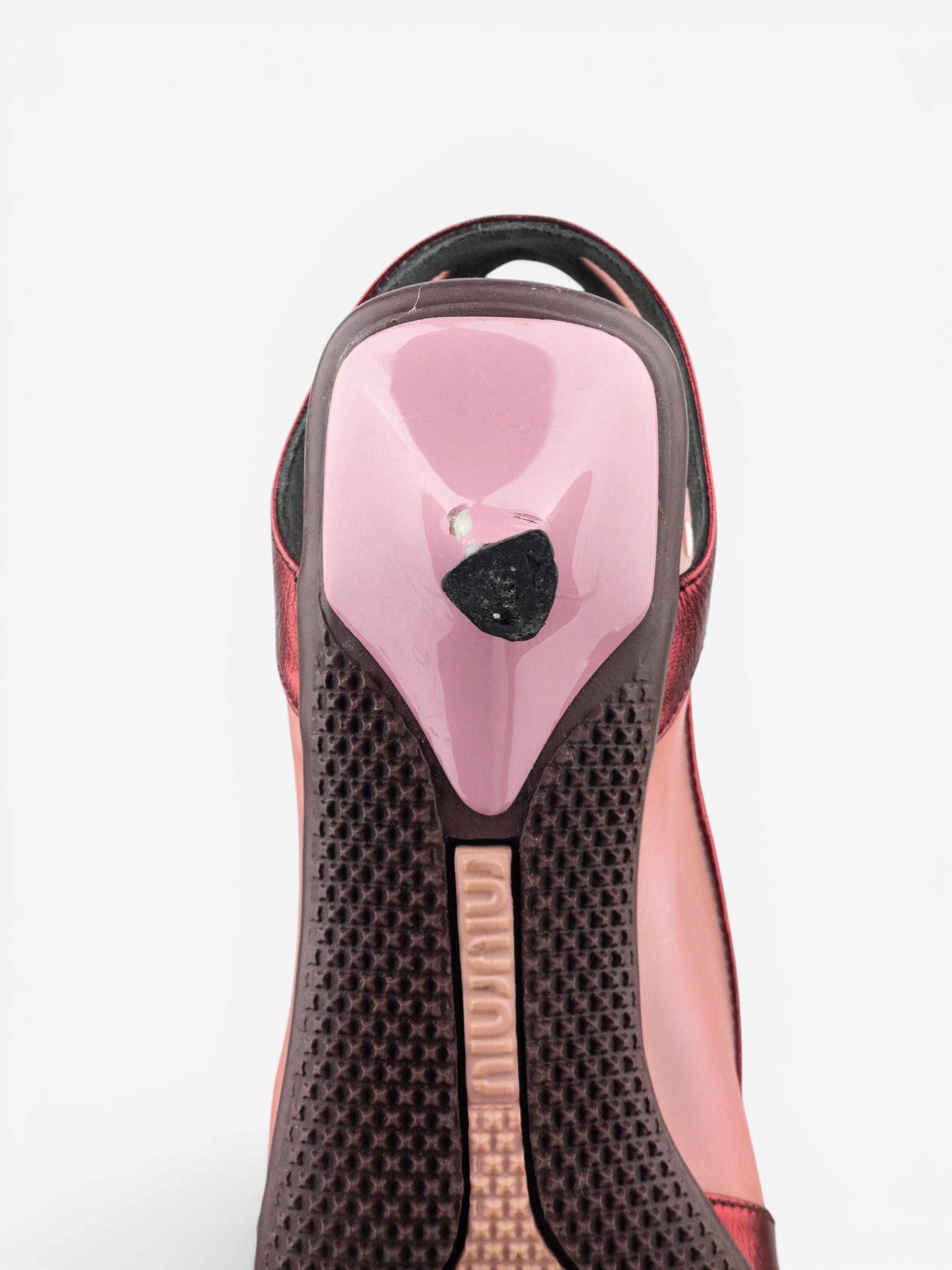 Miu Miu SS00 Transparent Space Bubble Slingback Kitten Heels – photo 12