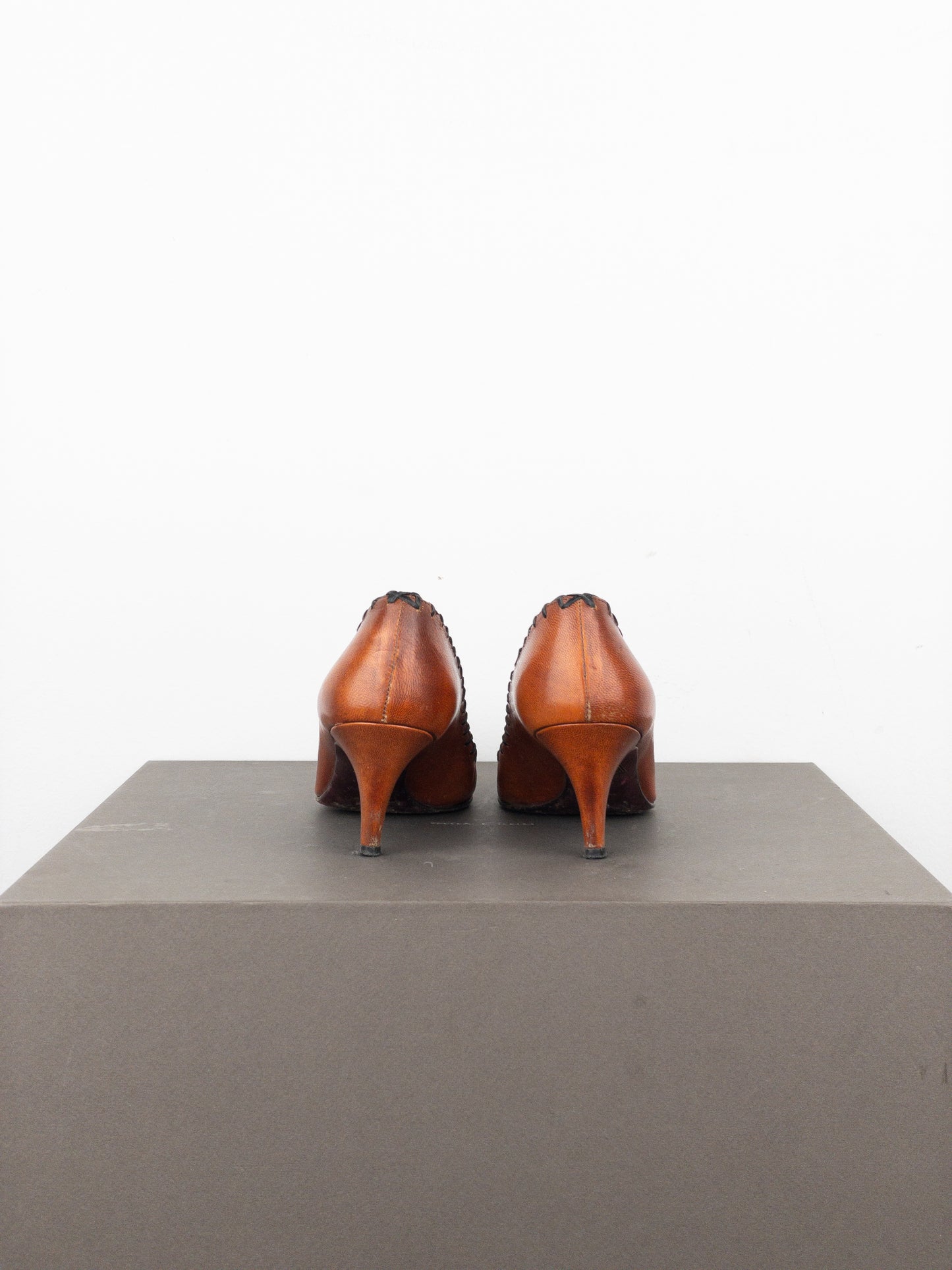 Prada AW99 Leaves Pump Kitten Heels