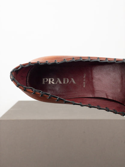Prada AW99 Leaves Pump Kitten Heels