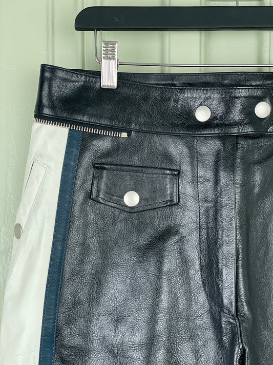 Dries van Noten AW05 Leather Biker Pants – photo 5