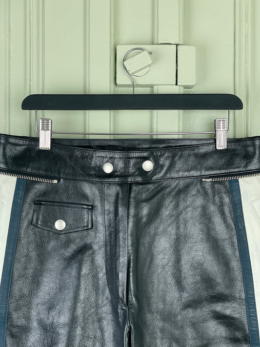 Dries van Noten AW05 Leather Biker Pants – photo 3