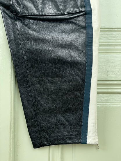 Dries van Noten AW05 Leather Biker Pants