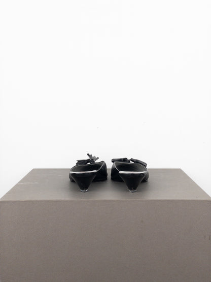 Miu Miu 2000s Tassel Mule Kitten Heels