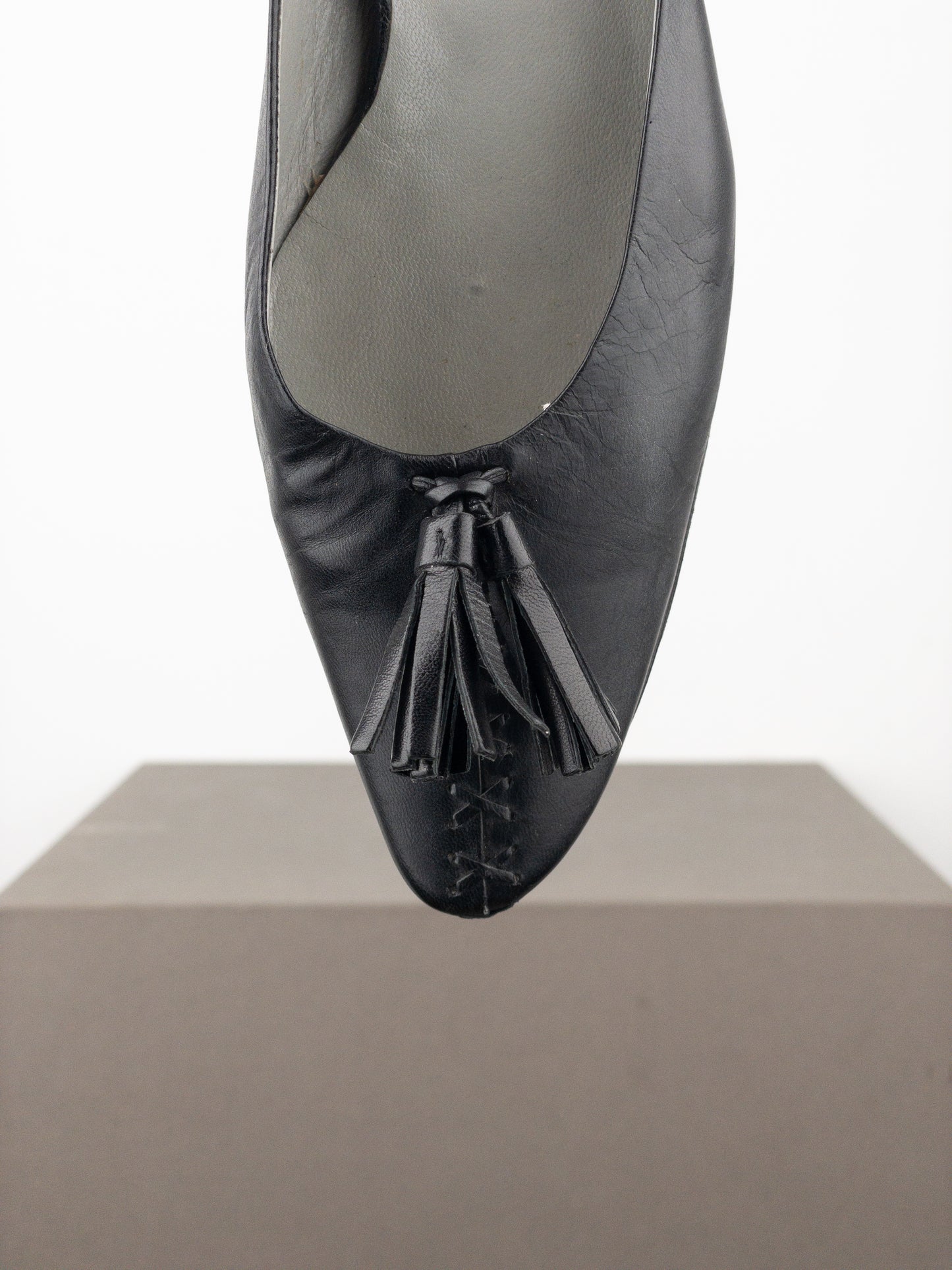 Miu Miu 2000s Tassel Mule Kitten Heels